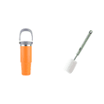 thumbnail image 1 of Aislada Al 30 Oz Con Asa Acero Inoxidable para Mujeres Y Hombres () Naranja, 1 of 8