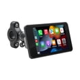 thumbnail image 1 of Motorcycle MP5 Player 4.7-Inch Screen 5.0 Bluetooth Music Waterproof Navigation Player with Carplay/Android Auto for Motorcycle 2.2cm-2.6cm Handlebar Diameter B5341, 1 of 15