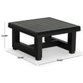 thumbnail image 3 of SAFAVIEH Couture Montford Contemporary Teak End Table, Black, 3 of 11
