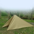 thumbnail image 4 of Bâche de Camping Imperméable Tente Abri Solaire pour Camping Randonnée Plage Jaune, 4 of 7