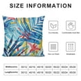 thumbnail image 5 of Awypu Outdoor Throw Pillow Covers Set of  Tropical Palm Blue Watercolor Flowers Leaves Summer Decorative Soft Bedroom Pillow case Cushion Couch, 5 of 5