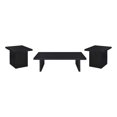 thumbnail image 1 of Max 3-piece Rectangular Coffee and End Table Set Black, 1 of 15