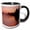 Black/White, variant on 3drose, Usa, Oregon, Deschutes National Forest. Fog Above the Deschutes River, 11oz Two-tone Red Mug