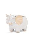 thumbnail image 2 of Abbott Collection AB-27-CRITTER-970 5 in. Ceramic Elephant Planter, White - Small, 2 of 3