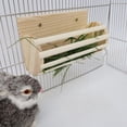 thumbnail image 6 of Hamsters Bunny Rabbit Pet Hay Manger Rack Holder Hamster Food Dispenser Hamster Feeder for Guinea Pigs, 6 of 8