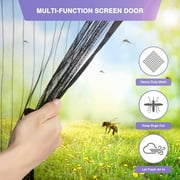 INNOTECHSC Magnetic Screen Door - Self Sealing, Heavy Duty, Hands Free Mesh Partition Keeps Bugs Out - Pet and Kid Friendly - Keep Open Feature - 38 inch x 83 inch