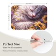 thumbnail image 4 of Pofeuu Warm Sunflower Sleeping Cat Print Hem Mat 40x60 - Multipurpose Doormat for Indoor & Outdoor Use - Welcome Your Guests with our Entrance Mat, 4 of 6