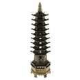 thumbnail image 1 of DOLITY 2X Wen Chang Tower Model Handcraft China Pagoda Cultural Home Decor Bronze 13cm, 1 of 9