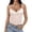 Red Tank Tops, variant on Women V Neck Velvet Lace Trim Sleeveless Camisole Cropped Tank Tops Backless Casual Summer Solid Color Wear Cozy Female Camis