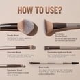 thumbnail image 4 of Swiss Beauty Professional Face & Eye Makeup Brushes Set, 4 of 4
