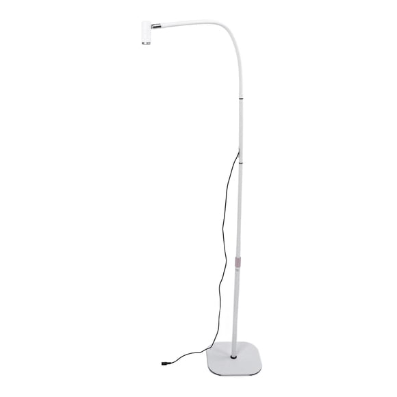 Secador de Unas de Piso de Cuello de Cisne, Lámpara Ajustable de Enfocque Brillo LED flexible Zoomable UV 6W Extensions de Pestáña
