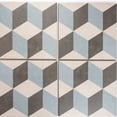 thumbnail image 6 of The Tile Life Prism 9" x 9" Gray Matte Porcelain Tile Sample, 1 Piece, 6 of 9