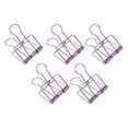 thumbnail image 3 of Paper Clamps, Simple Style Durable Metal Wire Binder Clips 30Pcs  For Office Gold,Rose Gold,Purple, 3 of 8