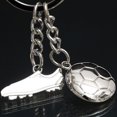 thumbnail image 2 of Visland Cute Metal Key Ring Keychain Cool Sports Football Soccer Shoe Lovely Keyring, 2 of 2