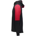 thumbnail image 4 of Holloway Sportswear S Boys All-American Team Hoodie Black/Scarlet Heather 222681, 4 of 5