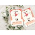 thumbnail image 4 of Darling Souvenir White Birthday Invitation Card 28 Pcs Fill or Write In Blank Invites Printable Party Supplies 5 x 7 Inches, 4 of 5