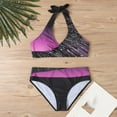thumbnail image 3 of Bikini Sets for Women Plus Size Halter Swimsuits Two Piece Bathing Suit, 3 of 4