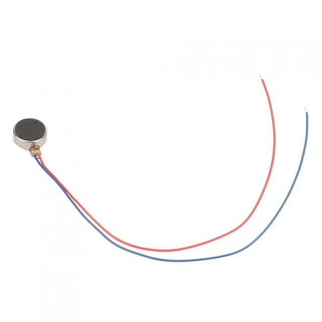 Motor vibratorio, DC 3 V 0,02 W 0,08 A Motor vibratorio para teléfono Motor vibratorio plano Diseñado para durar