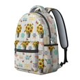 thumbnail image 2 of Sunflower and Bucket White Pattern Backpack for School, Cute School Bag with Adjustable Shoulder Straps and Padded Back, 15.3"x11"x7.1", 2 of 5