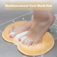 thumbnail image 3 of harmtty Shower Foot Massager Non-Slip Mat Multifunctional Suction Cup Design Bath Massage Brush Bath Supply for Bathroom,Grey, 3 of 7