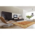 thumbnail image 2 of Pasargad Home Agra 93" x 121" Hand-Knotted Lamb's Wool Area Rug in Coral/Ivory, 2 of 3