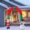 thumbnail image 1 of Arco inflable navideño Suministros festivos Arco LED para Año Nuevo Tienda (EE. UU.), 1 of 8
