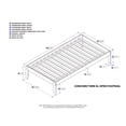 thumbnail image 7 of Concord Platform Bed with Open Foot Board, Multiple Colors, Multiple Sizes, 7 of 7