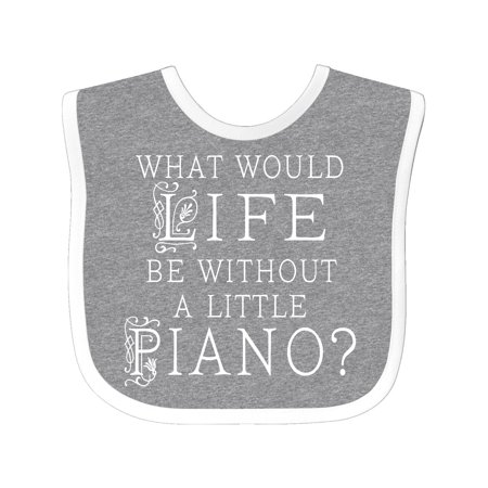 

Inktastic Piano Music Quote for Pianist Gift Baby Girl Bib