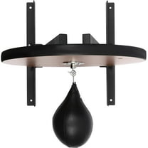 360°Rotatable Speed Bag Platform Kit, Adjustable Speed Heavy Duty Boxing Training Equipment with Punching Ball for Boxing and Fitness Enthusiasts (Black)