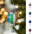 thumbnail image 4 of Metal Solar Powered Hot Air Balloon - Colorful, Reusable, Outdoor - for Festival, Party, Garden Decoration, 4 of 5