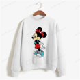 thumbnail image 3 of Sudadera básica de cuello redondo para mujer, nueva sudadera con capucha con estampado de Minnie Mouse de Disney de primavera 2024, jersey informal Harajuku para niña, 3 of 5
