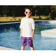 thumbnail image 6 of Boys UPF 50+ Recycled Polyester Soft Stretch Below the Knee Printed Swim Board Shorts | USA Stars, 6 of 8