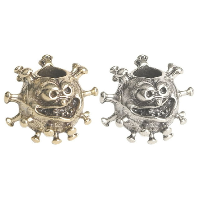 CIMAXIC Copper Pendant 2pcs Retro Charms DIY Making Creative Key Chain Necklace Crafts Making Charms,0.75"X0.75"X0.75"