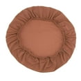 thumbnail image 2 of AMLESO Spandex Stretch Chair Seat Covers, Suit for Dining Room Chairs, Computer Gaming Brown, 2 of 5