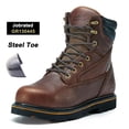 thumbnail image 1 of Golden Retriever Men's 8 IN. Steel Toe Work Boots 130445 US 8.5M - EH Safety Boots for Adult, 1 of 7