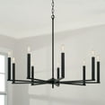 thumbnail image 7 of Capital Lighting 448691AD Portman 9 Light 34" Wide Candle Style Chandelier - Brass, 7 of 7