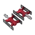 thumbnail image 3 of Pedal de bicicleta antióxido antideslizante ligero rodamiento du Bicicleta plegable bicicleta de montaña pedal plano 1 par rojo, 3 of 10