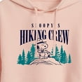 thumbnail image 3 of Peanuts - Snoopy Hiking Crew - Juniors Cropped Pullover Hoodie, 3 of 6