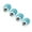Black, variant on Set Of 4 Sparkling Tire Stem Caps Anti Leakage Designs Covers for Car & Bikes