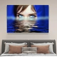 thumbnail image 4 of Woman Eyes Water Soul Psychology Canvas Poster Bedroom Decor Sports Landscape Office Room Decor Gift,Frame-style,16x24inch(40x60cm), 4 of 8
