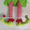 thumbnail image 4 of XYAIYT Santa Legs Decoration Christmas Tree Christmas Mantel Decor Flannel Soft Stuffed Reusable Ornament Wreath Centerpiece Home Decor Indoor Holiday Display Doorway 8.7In Red, 4 of 8