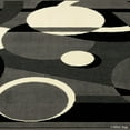 thumbnail image 4 of Allstar Grey Area Rug. Contemporary. Abstract. Traditional. Geometric. Formal. Shapes. Circles (3' 9" x 5' 1"), 4 of 7