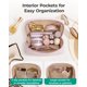 thumbnail image 2 of BOLSA DE MAQUILLAJE BAGSMART ACOLCHADA ROSA RESISTENTE AL AGUA, 2 of 7