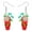 Red, variant on Christmas Day Acrylic Adorable Cupcake Earrings Funny Snowman Gingerbread Man Cake Dangle Lightweight Jewelry For Women Charms Birthday Carnival Party Holiday Gifts