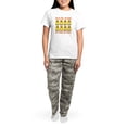 thumbnail image 4 of CafePress - Ducks Stealing My Sanity Women's Light Pajamas - Women's Short Sleeve Print T-Shirt and Pants Light Cotton Pajama Set, 4 of 7