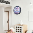 thumbnail image 6 of Voice Activated Clock with Glow Light 12 Inch Large Silent Wall Clock Battery Operated for Home Decor A Heart-shaped Cloud, 6 of 8
