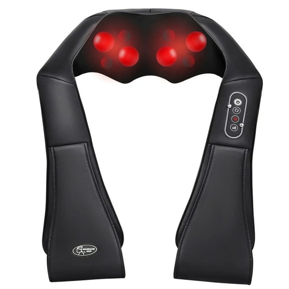 Naipo Shiatsu Back and Neck Massager with Heat Deep Kneading Massage, Best Gifts Mom Dad Women Men, Home, Office Car Use