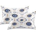 thumbnail image 2 of GZHJMY Magic Evil Eye Satin Pillowcase for Hair and Skin, Soft and Cozy Cooling Smooth Pillow Cover with Envelop Closure, Queen Size 20x30in Home Decor, 2 of 7
