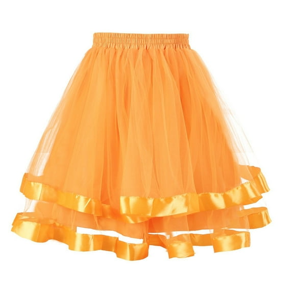 Landzoo Petticoat Cute Princess Skirt Women Swing Underskirt Skirt Comfortable Casual Women's Skirt
