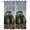Green, variant on Farm Tractor Outdoor Curtains for Patio Waterproof,Windproof Privacy Curtains with Weighted Bottom,Green Truck Country Rustic Field Harvester Outside Drapes for Picnic Garage Yard 54"x84" 2 Panel